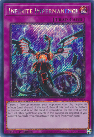Yugioh - Infinite Impermanence *Select Rarity* RA01-EN075 (NM)
