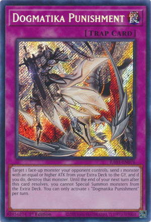 Yugioh - Dogmatika Punishment *Select Rarity* RA01-EN076 (NM)