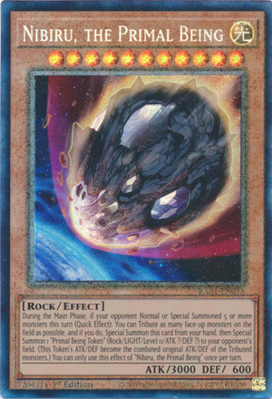 Yugioh - Nibiru, the Primal Being *Select Rarity* RA01-EN015 (NM)