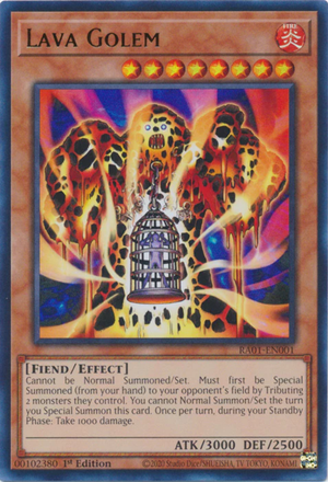 Yugioh - Lava Golem *Select Your Rarity* RA01-EN001 (NM)