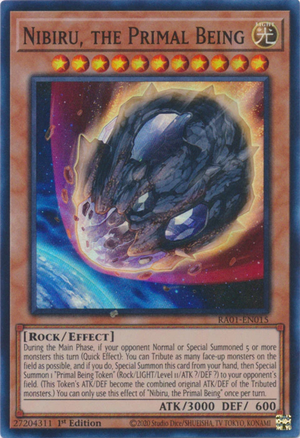 Yugioh - Nibiru, the Primal Being *Select Rarity* RA01-EN015 (NM)