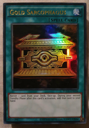 Yugioh - Gold Sarcophagus *Ultra Rare* YGLD-ENC26 (NM/M)