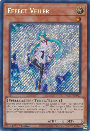 Yugioh - Effect Veiler *Select Your Rarity* RA01-EN003 (NM)