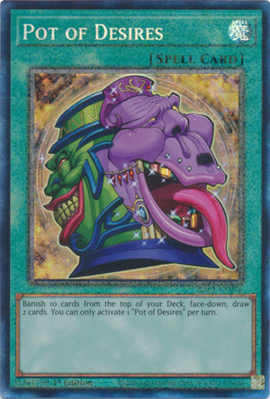 Yugioh - Pot of Desires *Select Rarity* RA01-EN056 (NM)