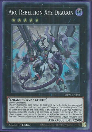 Yugioh - Arc Rebellion Xyz Dragon *Super Rare* MP21-EN191 (NM)