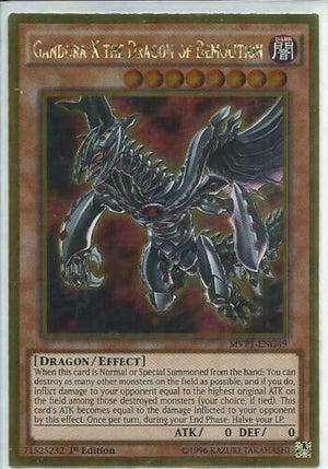 Yugioh Card - Gandora-X the Dragon of Demolition *Gold Rare* MVP1-ENG49 (NM/M)