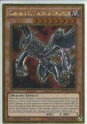 Yugioh Card - Gandora-X the Dragon of Demolition *Gold Rare* MVP1-ENG49 (NM/M)