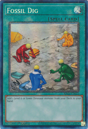 Yugioh - Fossil Dig *Select Rarity* RA01-EN053 (NM)