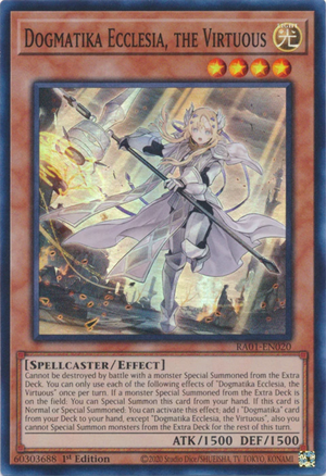 Yugioh - Dogmatika Ecclesia, the Virtuous *Select Rarity* RA01-EN020 (NM)
