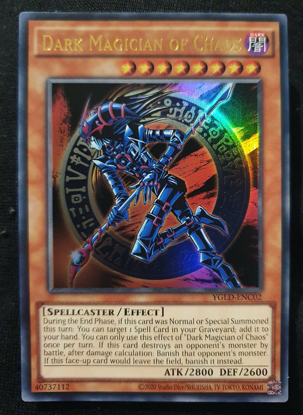 Yugioh - Dark Magician of Chaos *Ultra Rare* YGLD-ENC02 (NM/M)