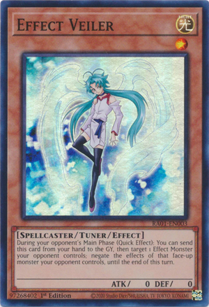 Yugioh - Effect Veiler *Select Your Rarity* RA01-EN003 (NM)