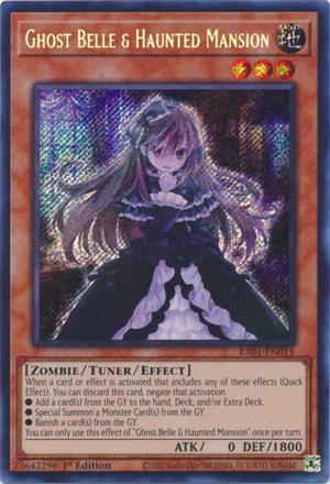 Yugioh - Ghost Belle & Haunted Mansion *Select Rarity* RA01-EN011 (NM)