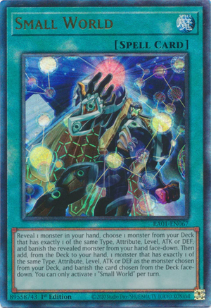 Yugioh - Small World *Select Rarity* RA01-EN067 (NM)
