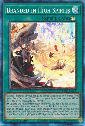 Yugioh - Branded in High Spirits *Select Rarity* RA05-EN067 (NM)