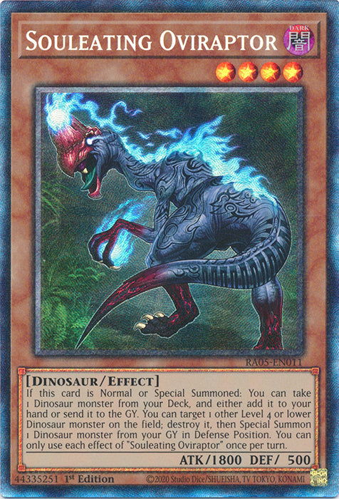 Yugioh - Souleating Oviraptor *Select Rarity* RA05-EN011 (NM)
