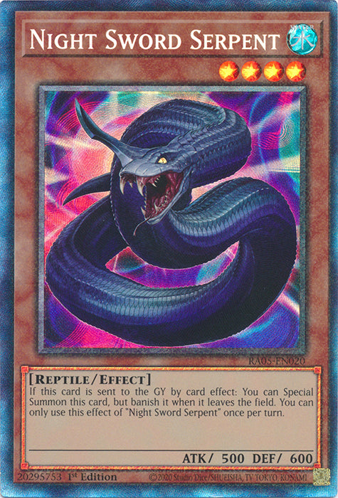 Yugioh - Night Sword Serpent *Select Rarity* RA05-EN020 (NM)