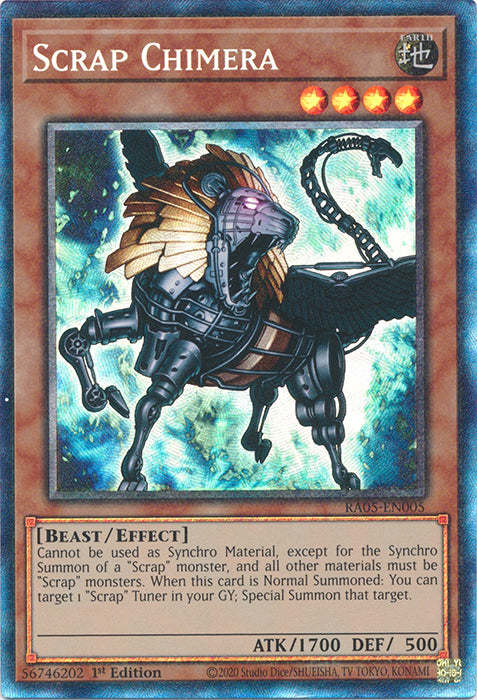 Yugioh - Scrap Chimera *Select Rarity* RA05-EN005 (NM)