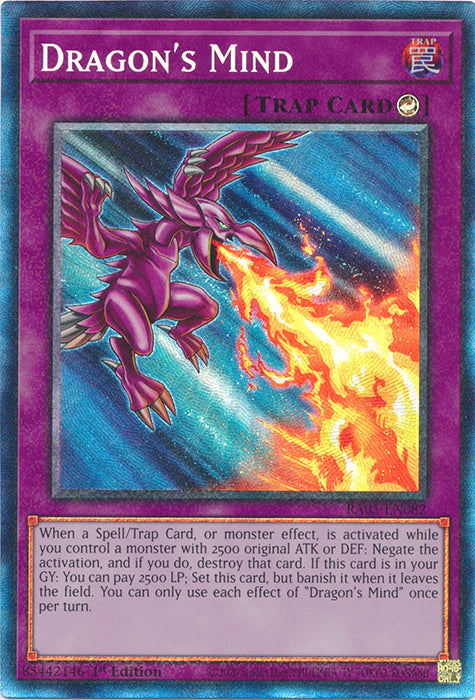 Yugioh - Dragon's Mind *Select Rarity* RA05-EN082 (NM)