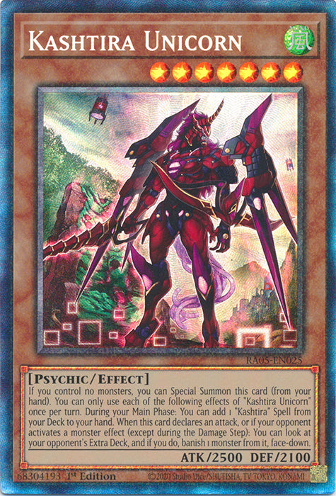 Yugioh - Kashtira Unicorn *Select Rarity* RA05-EN025 (NM)