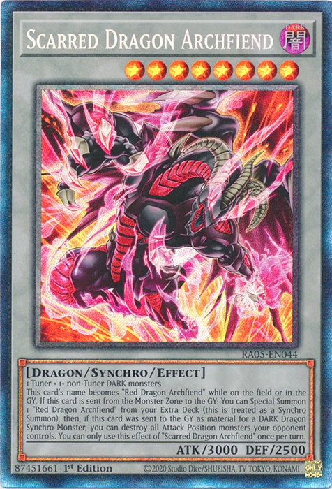 Yugioh - Scarred Dragon Archfiend *Select Rarity* RA05-EN044 (NM)