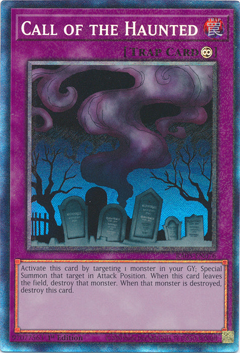 Yugioh - Call of the Haunted *Select Rarity* RA05-EN076 (NM)
