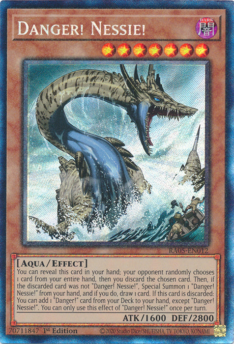 Yugioh - Danger! Nessie! *Select Rarity* RA05-EN012 (NM)