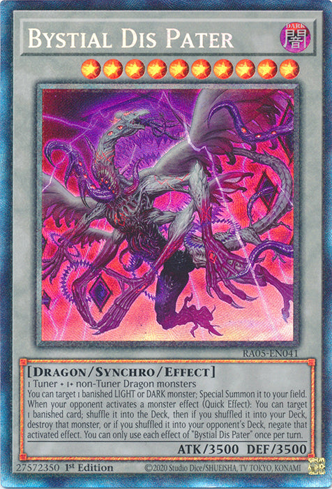 Yugioh - Bystial Dis Pater *Select Rarity* RA05-EN041 (NM)