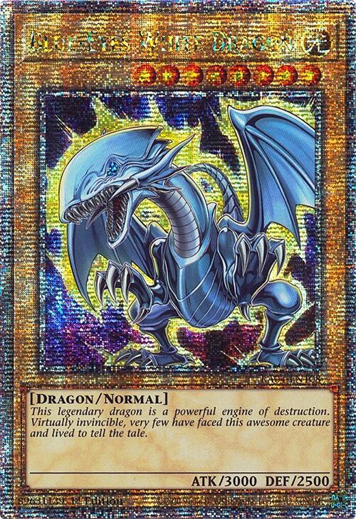 Yugioh - Blue-Eyes White Dragon (MP22 Art) *Select Rarity* RA04-EN108 (NM)