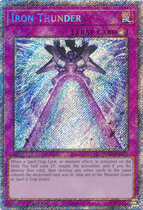 Yugioh - Iron Thunder *Select Rarity* RA05-EN079 (NM)