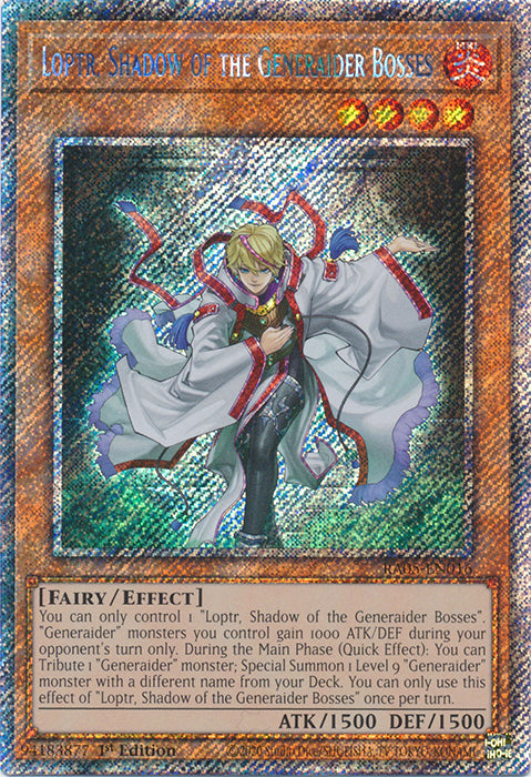 Yugioh - Loptr, Shadow of the Generaider Bosses *Select Rarity* RA05-EN016 (NM)