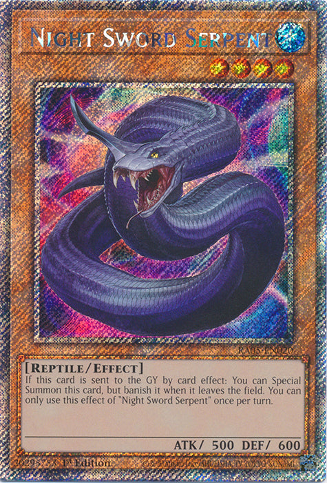 Yugioh - Night Sword Serpent *Select Rarity* RA05-EN020 (NM)