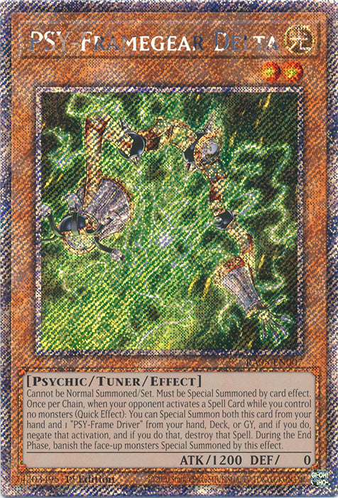 Yugioh - PSY-Framegear Delta *Select Rarity* RA05-EN007 (NM)
