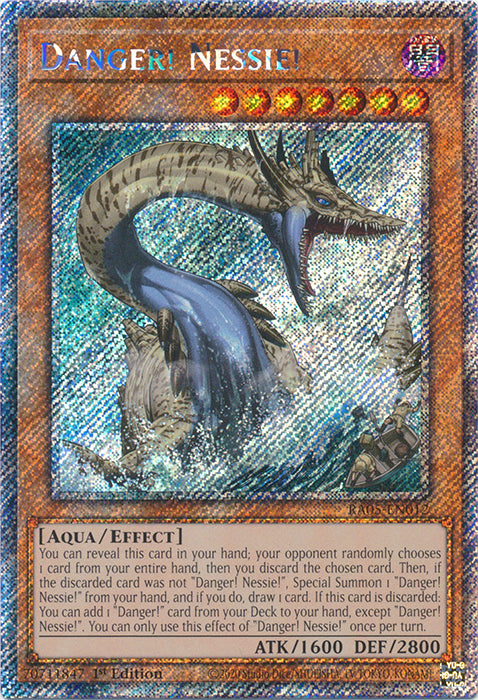 Yugioh - Danger! Nessie! *Select Rarity* RA05-EN012 (NM)