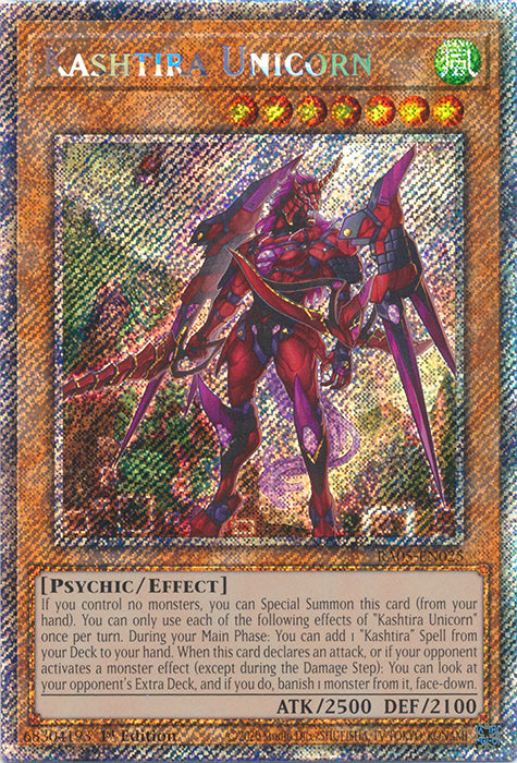 Yugioh - Kashtira Unicorn *Select Rarity* RA05-EN025 (NM)