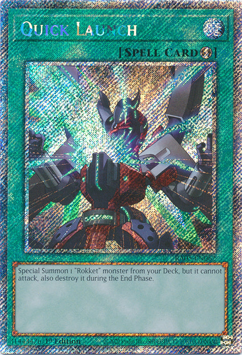 Yugioh - Quick Launch *Select Rarity* RA05-EN062 (NM)