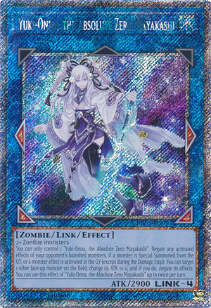 Yugioh - Yuki-Onna, the Absolute Zero Mayakashi *Select Rarity* RA05-EN057 (NM)