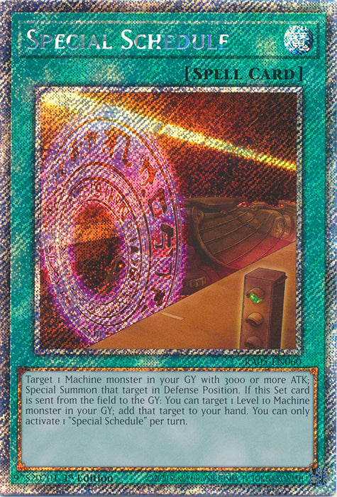 Yugioh - Special Schedule *Select Rarity* RA05-EN060 (NM)