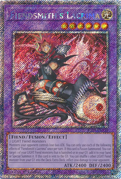 Yugioh - Fiendsmith's Lacrima *Select Rarity* RA05-EN038 (NM)
