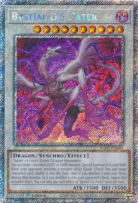 Yugioh - Bystial Dis Pater *Select Rarity* RA05-EN041 (NM)