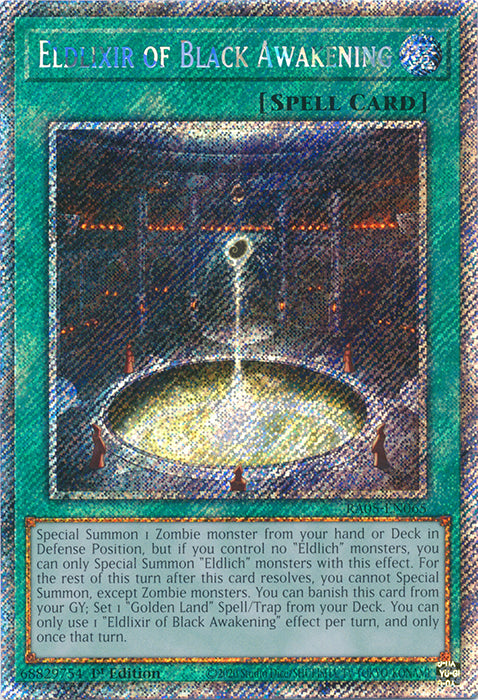 Yugioh - Eldlixir of Black Awakening *Select Rarity* RA05-EN065 (NM)