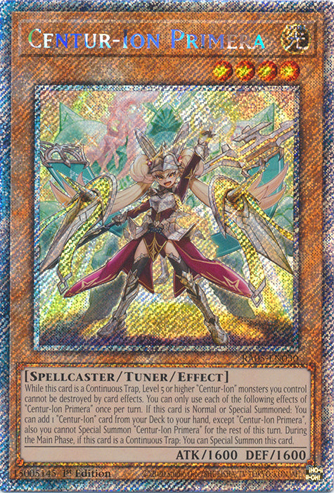 Yugioh - Centur-Ion Primera *Select Rarity* RA05-EN030 (NM)