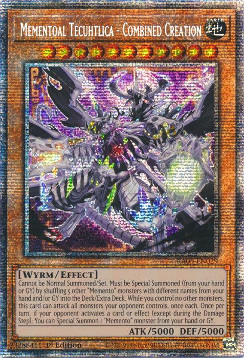 Yugioh - Mementoal Tecuhtlica - Combined Creation *Select Rarity* RA05-EN029 (NM)