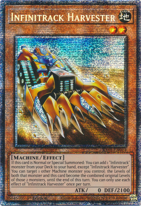 Yugioh - Infinitrack Harvester *Select Rarity* RA05-EN014 (NM)