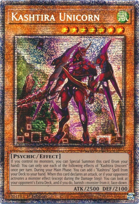 Yugioh - Kashtira Unicorn *Select Rarity* RA05-EN025 (NM)