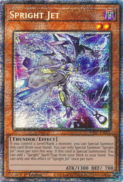 Yugioh - Spright Jet *Select Rarity* RA05-EN022 (NM)
