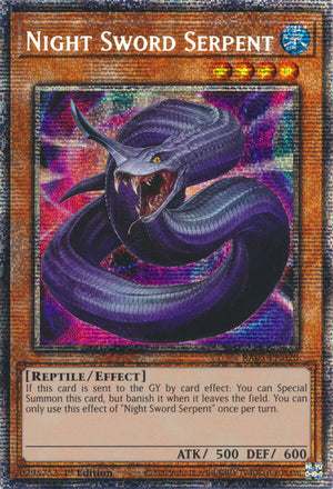 Yugioh - Night Sword Serpent *Select Rarity* RA05-EN020 (NM)