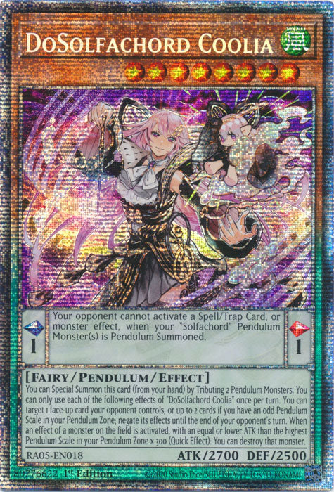 Yugioh - DoSolfachord Coolia *Select Rarity* RA05-EN018 (NM)