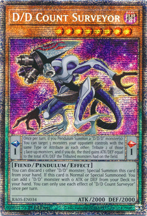 Yugioh - D/D Count Surveyor *Select Rarity* RA05-EN034 (NM)