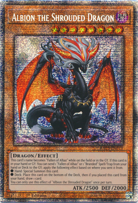 Yugioh - Albion the Shrouded Dragon *Select Rarity* RA05-EN019 (NM)