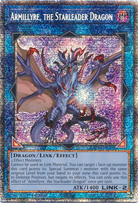 Yugioh - Armillyre, the Starleader Dragon *Select Rarity* RA05-EN055 (NM)